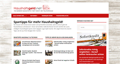 Desktop Screenshot of haushaltsgeld.net